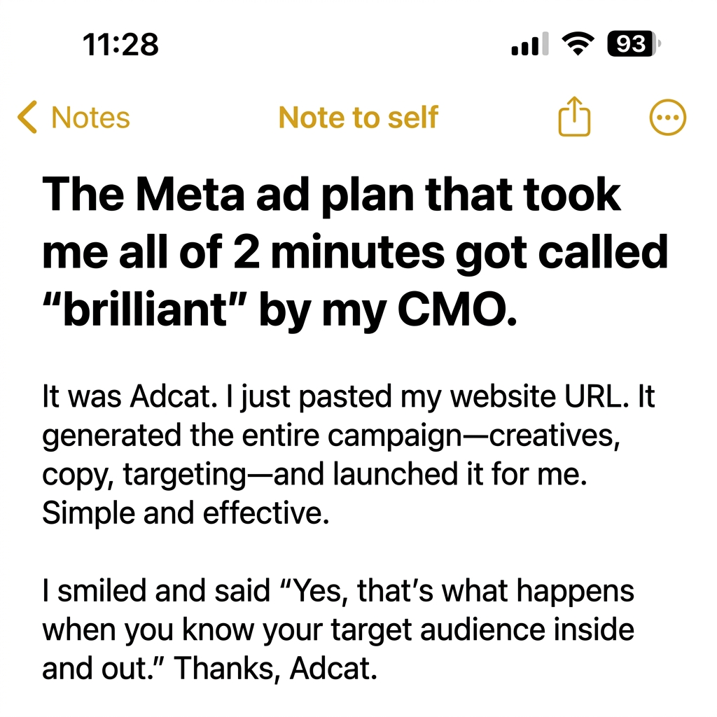 Adcat ad creative