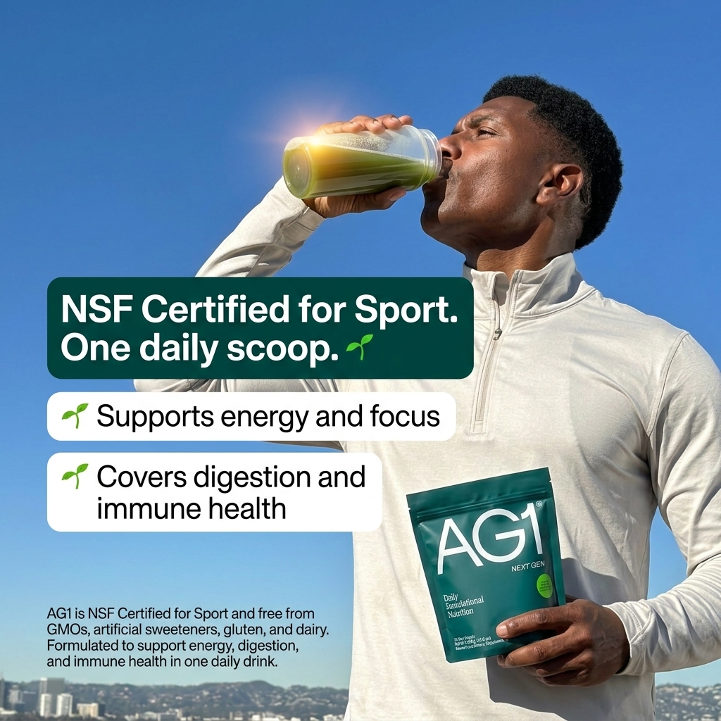 AG1 ad creative