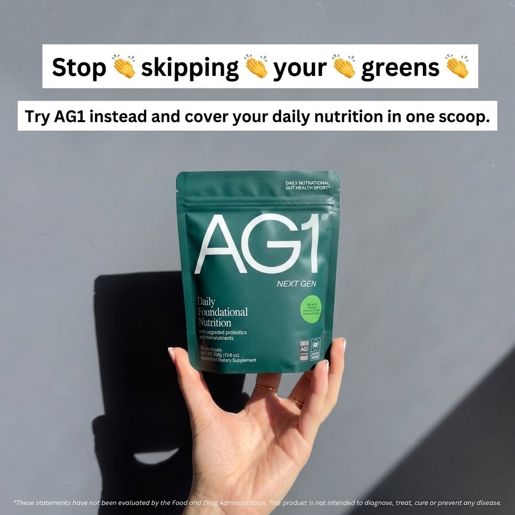 AG1 ad creative